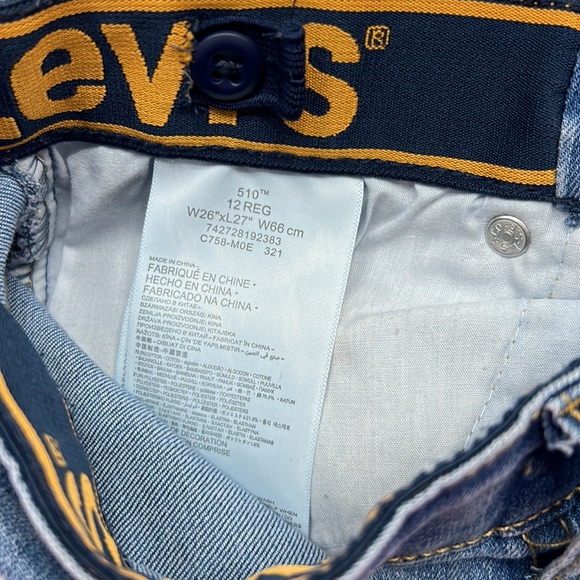 Levi’s 510 Jeans, Size 12 Regular 26x27 - Picture 9 of 13